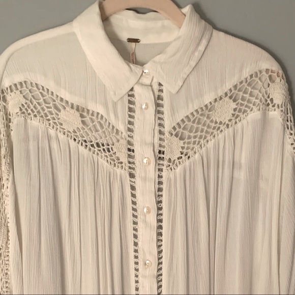 Free People Katie Bird Button Down - Picture 9 of 16